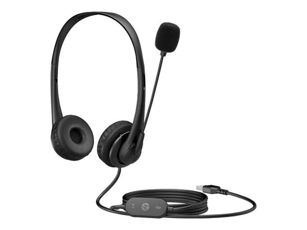 Microheadset HP G2 428K6AA - Stereo - Svart - Over-ear - Trådbunden - USB