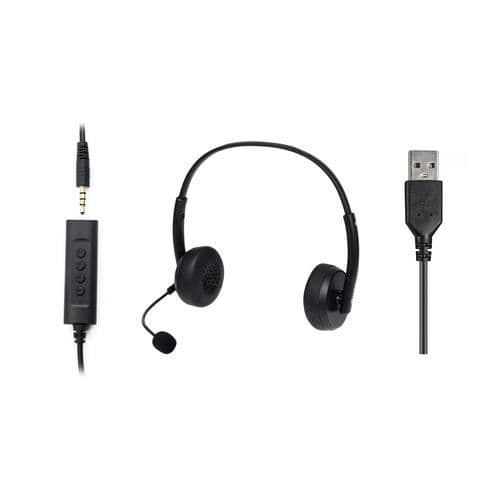 SANDBERG 126-21 HÖRTELEFON HÖRTELEFON HÖRTELEFON 3,5 MM ANSLUTNING