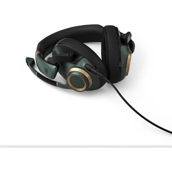 Gamerheadset EPOS H6PRO Closed green racing - Headsetmikrofon - Grön - Brusisolering - 2 års garanti