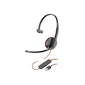 Miniatyrbild 2 av 2: Headsetmikrofon - PLANTRONICS - Blackwire C3210 - Kabelansluten - Bredband på PC - Aktiv brusreducering
