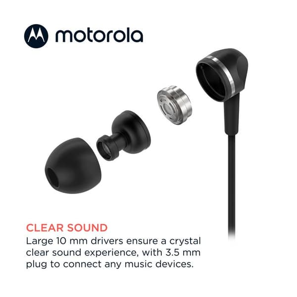 Motorola Trådade Hörlurar 105