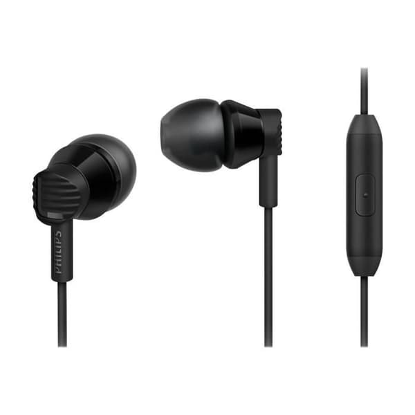 Philips SHE3805BK Hörlurar med mikrofon in-ear jack 3,5mm akustisk isolering svart