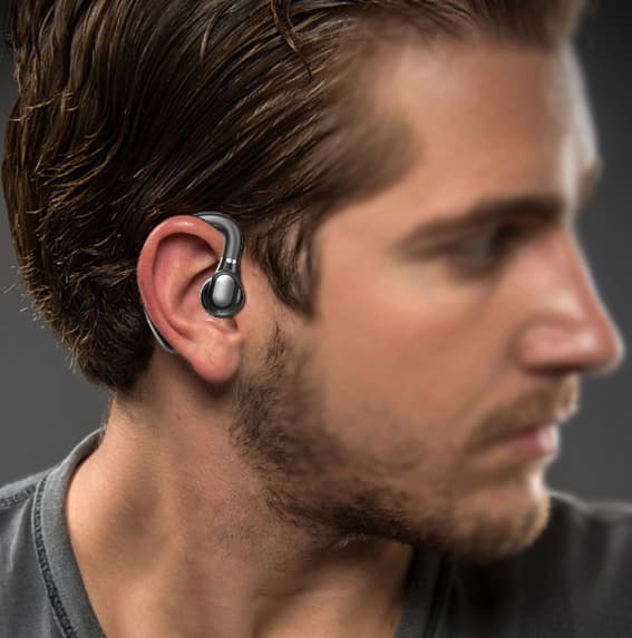 Erittäin pitkäikäinen langaton digitaalinen näyttö roikkuvat korvat tyyppi Enterprise Bluetooth Headset Ajo Melunvaimennus Suuri teho Universal