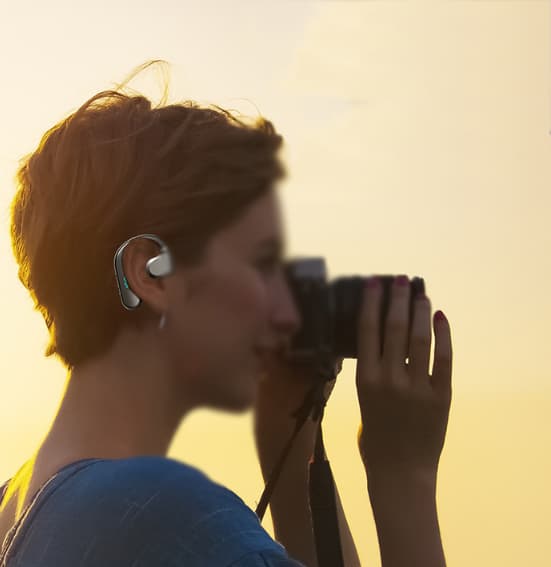 Langattomat yritys-Bluetooth-kuulokkeet Riippuva korva OWS Avoin Suuri kapasiteetti Pitkäikäinen juoksu Juoksu