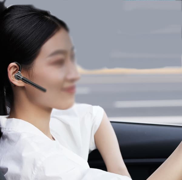 Business trådlöst Bluetooth-headset X6 in-ear hängande öra ultra-lång livslängd ENC-samtal digital display 5.3