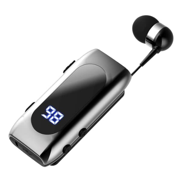 Saapuvan puhelun tärinä Bluetooth-kuulokkeet Lavalier sisäänvedettävä vetokaapeli Älykäs Bluetooth-kuuloke Urheilu yhden korvan In-Ear-tyyppi