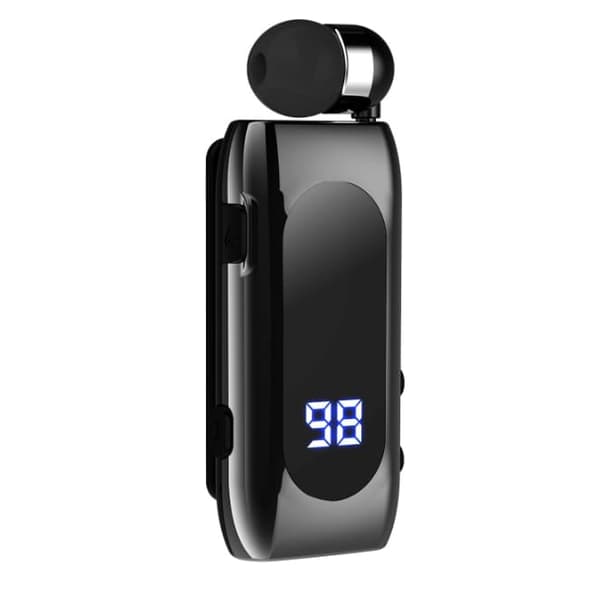 Saapuvan puhelun tärinä Bluetooth-kuulokkeet Lavalier sisäänvedettävä vetokaapeli Älykäs Bluetooth-kuuloke Urheilu yhden korvan In-Ear-tyyppi