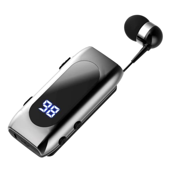 Saapuvan puhelun tärinä Bluetooth-kuulokkeet Lavalier sisäänvedettävä vetokaapeli Älykäs Bluetooth-kuuloke Urheilu yhden korvan In-Ear-tyyppi