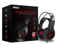 Pikkukuva 3 / 3: MSI DS502 7.1 Virtual Surround Sound Gaming Headset "Musta Ambient Dragon -logolla, Langallinen USB-liitin, 40 mm:n elementit, Sisäänrakennettu Älykäs
