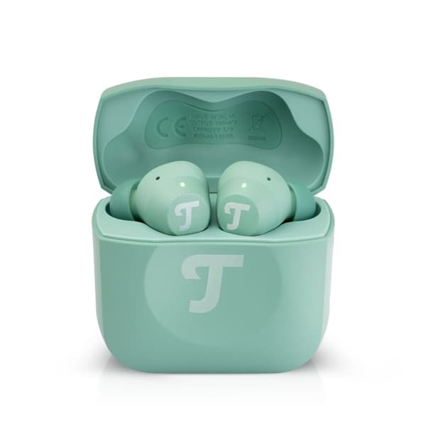 Teufel AIRY TWS Pro True-Wireless Bluetooth-ørepropper, tåget grøn