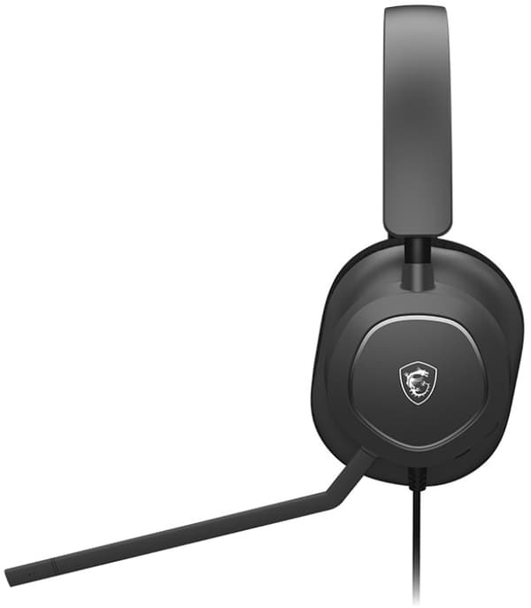 MSI Maestro 300 -kuulokkeet langallisesti, pääpannalla, pelaamiseen, USB Type-C / USB Type-A, musta