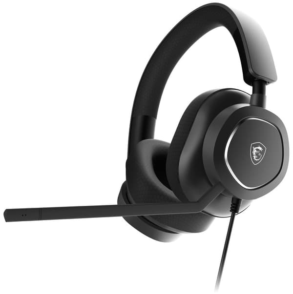MSI Maestro 300 -kuulokkeet langallisesti, pääpannalla, pelaamiseen, USB Type-C / USB Type-A, musta