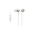 Miniatyrbild 1 av 2: In-ear hörlurar - Sony - MDR-EX110AP - Vit - Inbyggd mikrofon - Kontroller på sladden