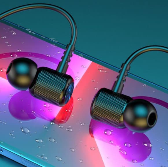 Trådlöst Bluetooth-headset sport binaural hängande nacke hängande typ in-ear stark räckvidd standby brusreducering datorheadset