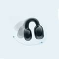 Pikkukuva 2 / 5: Ilmaa johtavat langattomat Bluetooth-kuulokkeet urheiluun, klipsi korvissa