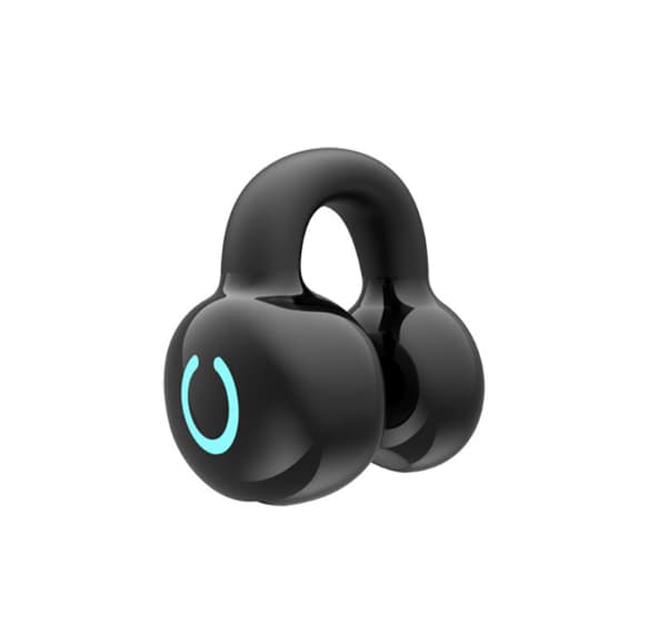 Ilmaa johtavat langattomat Bluetooth-kuulokkeet urheiluun, klipsi korvissa