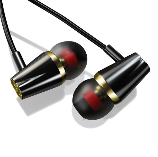 Sladdanslutna universella semi-in-ear-öronsnäckor med hög ljudkvalitet