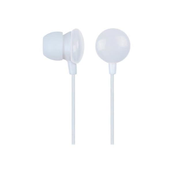 Gembird MHP-EP-001-W White Intraaural In-ear Headset - Headset (intra-aural, in-ear, trådbunden, 50-18000 Hz, 0,9 m, Vit)