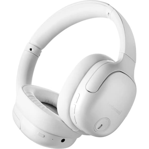 Intenso O400HA Hybrid Supra-aural Hörlurar med Aktiv Bullerreducering och Bluetooth 5.3, Vit