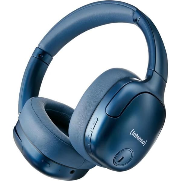 Hörlurar - Intenso - O400HA - Aktiv Brusreducering - Bluetooth 5.3 - Batteritid 75h - Blå