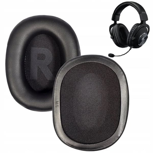 Ørepuder/-svampe til Logitech G Pro / X / Lightspeed SYNTETISK LÆDER