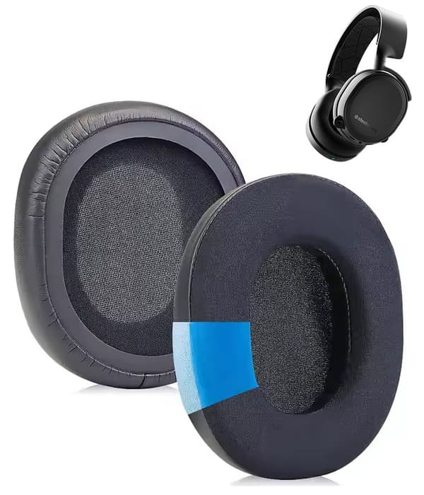 Öronkuddar Svampar för SteelSeries Arctis 1 3 5 7 9 Pro Gelfyllning