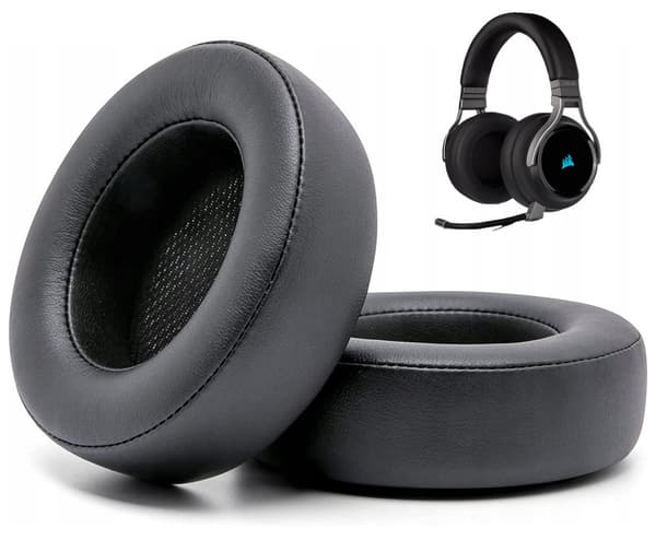 Korvatyynyjen sienet Corsair Virtuoso RGB WIRELESS CARBON Black -kuulokkeille