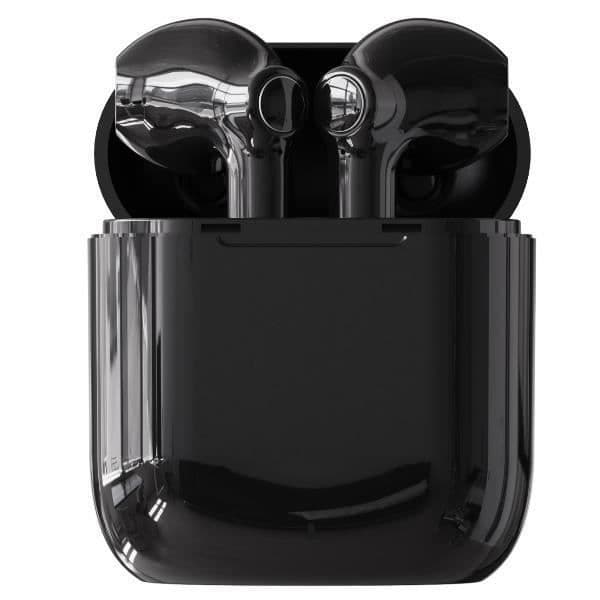 Bluetooth-hörlurar - DENVER - Trådlös modell - Svart - Inbyggd mikrofon - Internt batteri