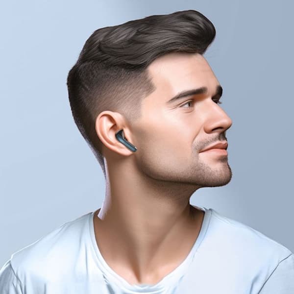 Trådlösa hörlurar - Hoco - EQ5 - Bluetooth 5.3 - ANC - Svart