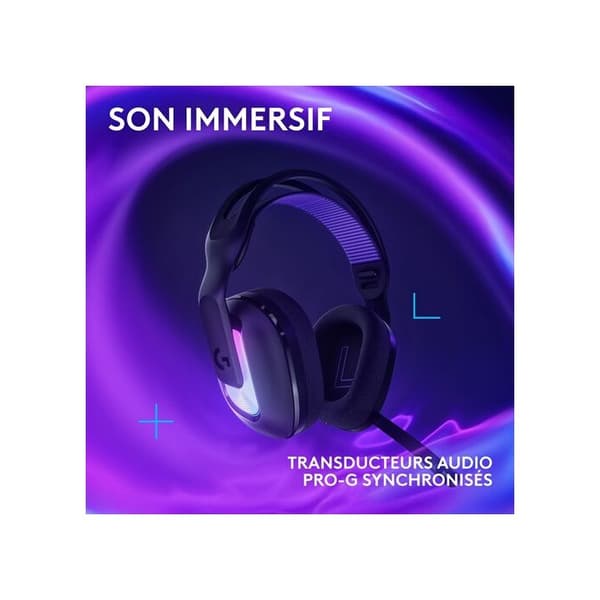 Logitech G522 LIGHTSPEED trådlös gaming-headset - Svart