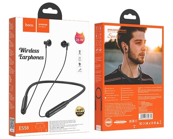 Hoco ES58 Trådlösa Headset In-Ear Samtal/Musik Bluetooth Svart