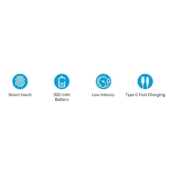 Trådlösa TWS-lurar Pikachu Gul och Vit OTL Technologies Bluetooth 5.1