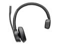 Miniatyrbild 3 av 4: Headset - Bluetooth - trådlöst, trådbundet - USB-A - HP Inc. - Poly Voyager 4310 - Voyager 4300 UC-serien - headset - på guld