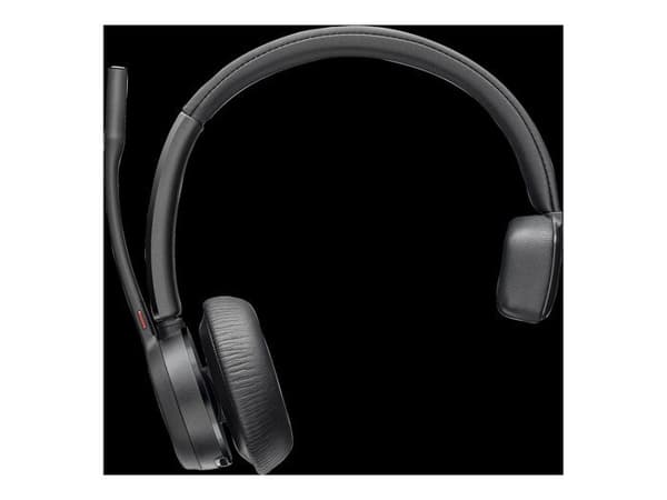 Headset - Bluetooth - trådlöst, trådbundet - USB-C - HP Inc. - Poly Voyager 4310 - Voyager 4300 UC-serien - headset - på guld