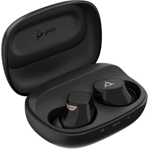 Poly Voyager Free 20 Trådlösa hörlurar Svarta med Adaptiv ANC och Anpassad Komfort