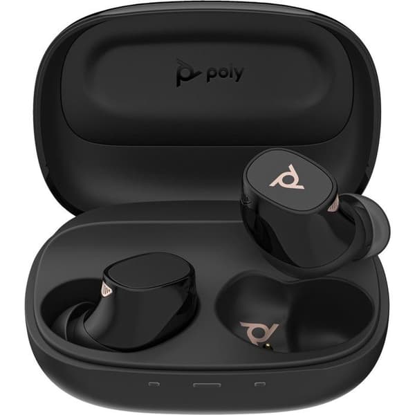 Poly Voyager Free 20 Trådlösa hörlurar Svarta med Adaptiv ANC och Anpassad Komfort