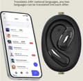 Pikkukuva 4 / 4: INF AI-käännösnappikuulokkeet - Valkoinen A60 Avokorva Langattomat Bluetooth-kuulokkeet Musta