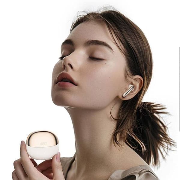 Trådlösa hörlurar - QCY - Melobuds Pro - ANC 46dB - Bluetooth 5.3 - Vit