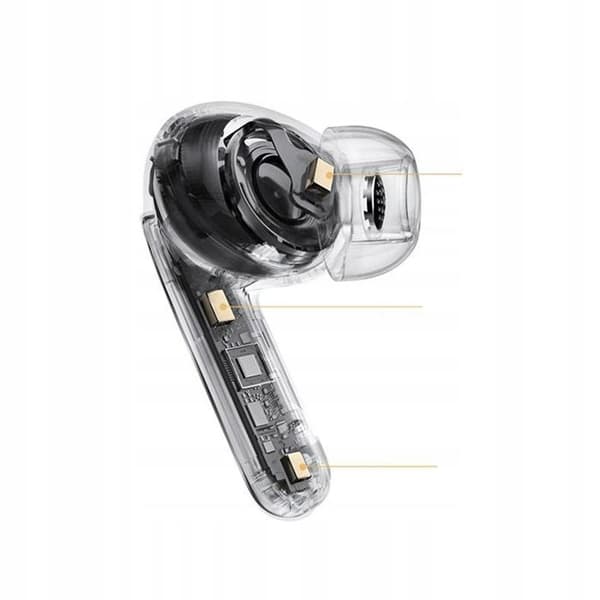 Trådlösa hörlurar - QCY - Melobuds Pro - ANC 46dB - Bluetooth 5.3 - Vit