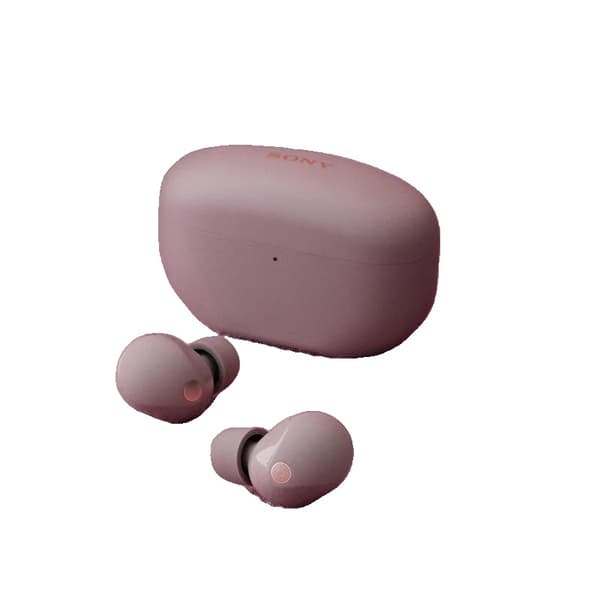 In-ear hovedtelefoner, aktiv støjreduktion, trådløs Bluetooth,Lyserød