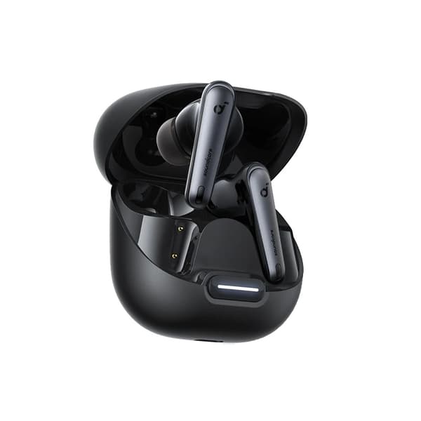 In-ear hovedtelefoner, aktiv støjreduktion, Bluetooth 5.3, vandtæt,sort