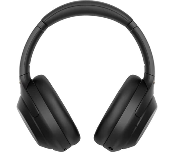 Sony WH-1000XM4 trådløse hovedtelefoner, avanceret støjreduktion, op til 30 timers batterilevetid,Sort