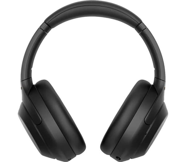 Sony WH-1000XM4 trådløse hovedtelefoner, avanceret støjreduktion, op til 30 timers batterilevetid,Sort