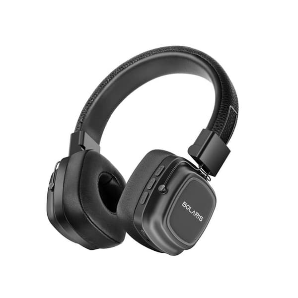 Bluetooth 5.3 Stereo Hörlurar Portland med 3,5 mm Jack Mikrofon Svart