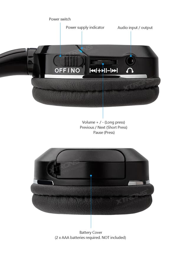 Trådløs Bluetooth-hovedtelefon, CE- og FCC-certificeret, alsidig kompatibilitet