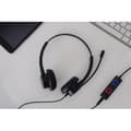 Miniatyrbild 4 av 4: SPC Brave Pro - PC-headset med mikrofon och brusreducering, USB-A+AUX-anslutning, fjärrkontroll och öronkuddar i konstläder
