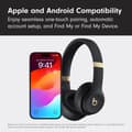 Miniatyrbild 5 av 7: Apple Beats Solo4 Over Ear Trådlösa Hörlurar - Svart och Guld