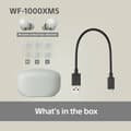 Miniatyrbild 4 av 4: Sony WF-1000XM5 Trådlösa Hörlurar In-ear - Silver