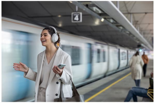 Sony WH-1000XM5 Trådlösa Brusreducerande Hörlurar Silver
