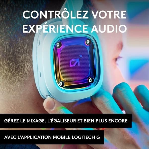Logitech G A30 Trådlöst Gamingheadset - PS, PC, Mobil - Vit